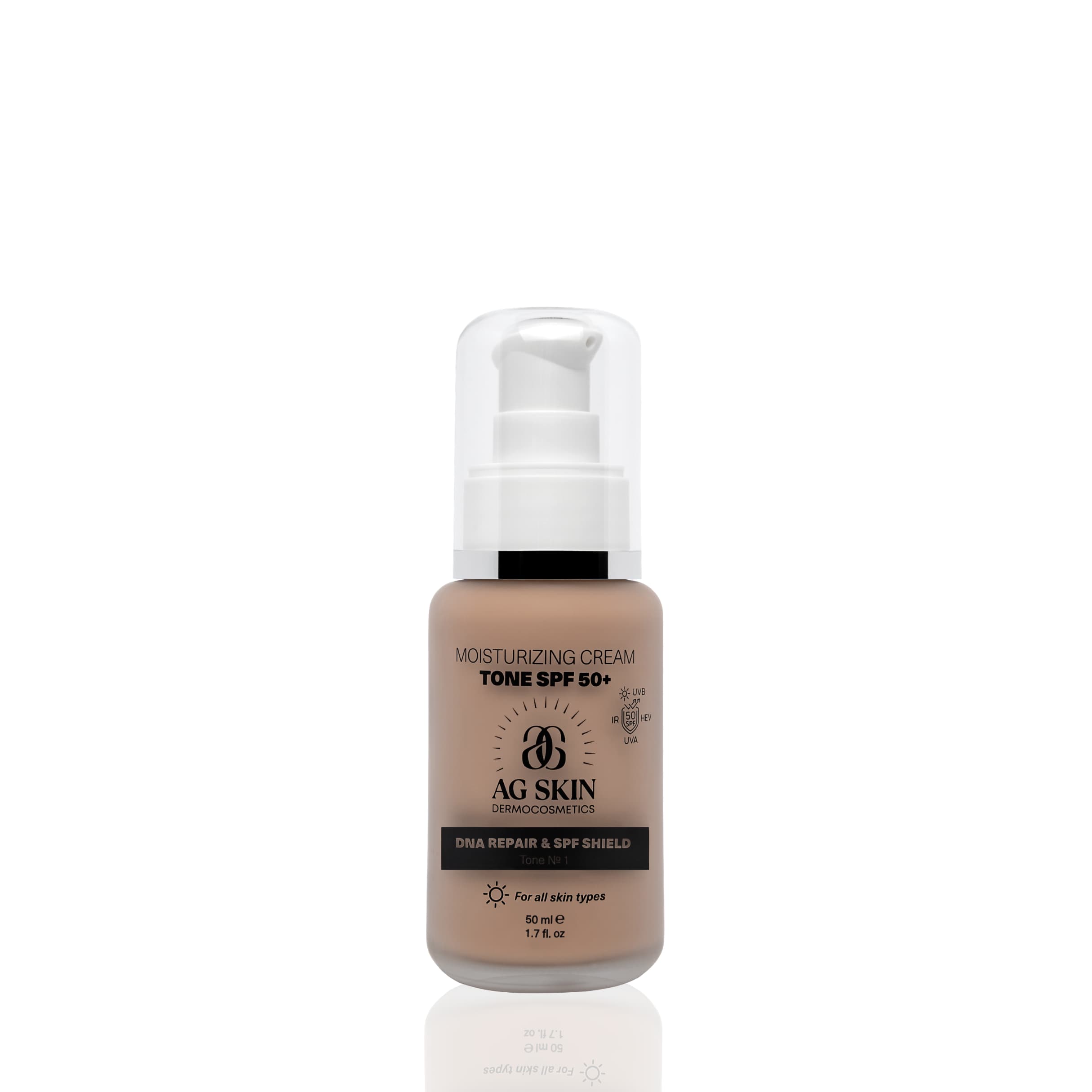 MOISTURISING CREAM TONE SPF 50+ TONE №1